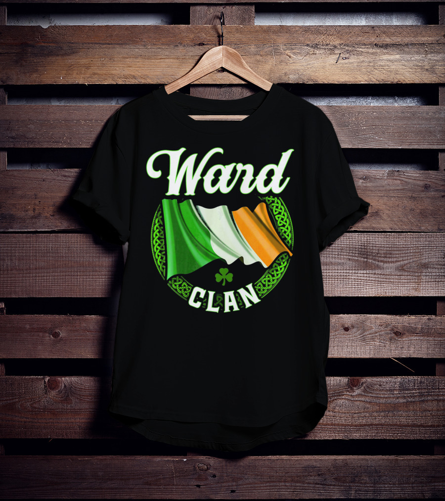 Ward Surname Clan Irish Flag Ireland T-Shirt