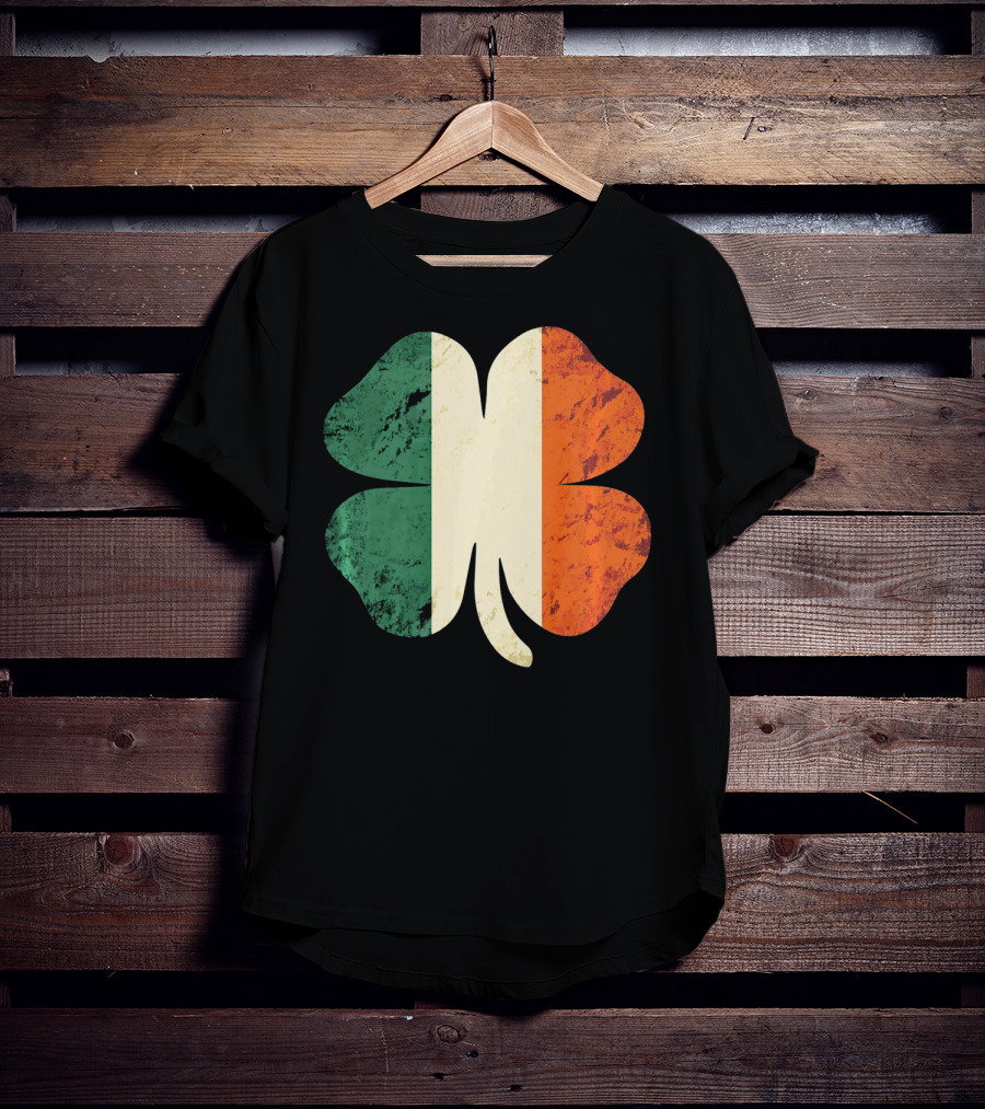 Irish Shamrock Ireland Flag St Patrick's Day T-Shirt
