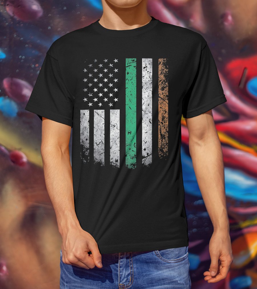 Ireland Flag Irish America Saint Patrick's Day T-Shirt