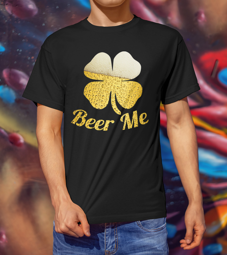 Beer Me Shamrock Bubbles T-Shirt