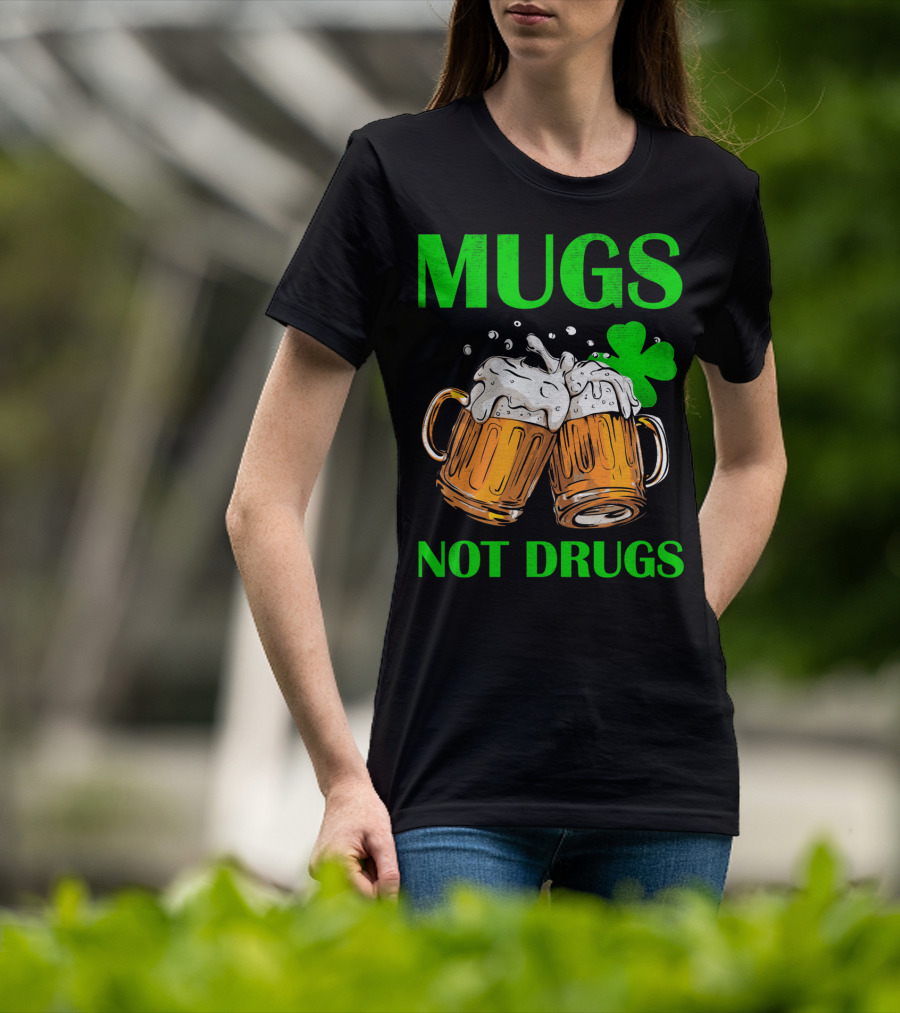 Mugs Not Drugs Saint Pat Vintage T-Shirt