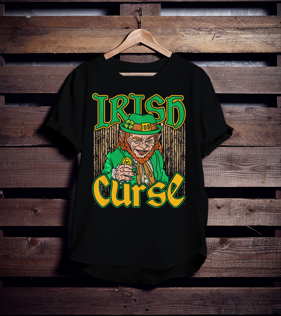 Irish Curse Leprechaun Horror Scar T-Shirt