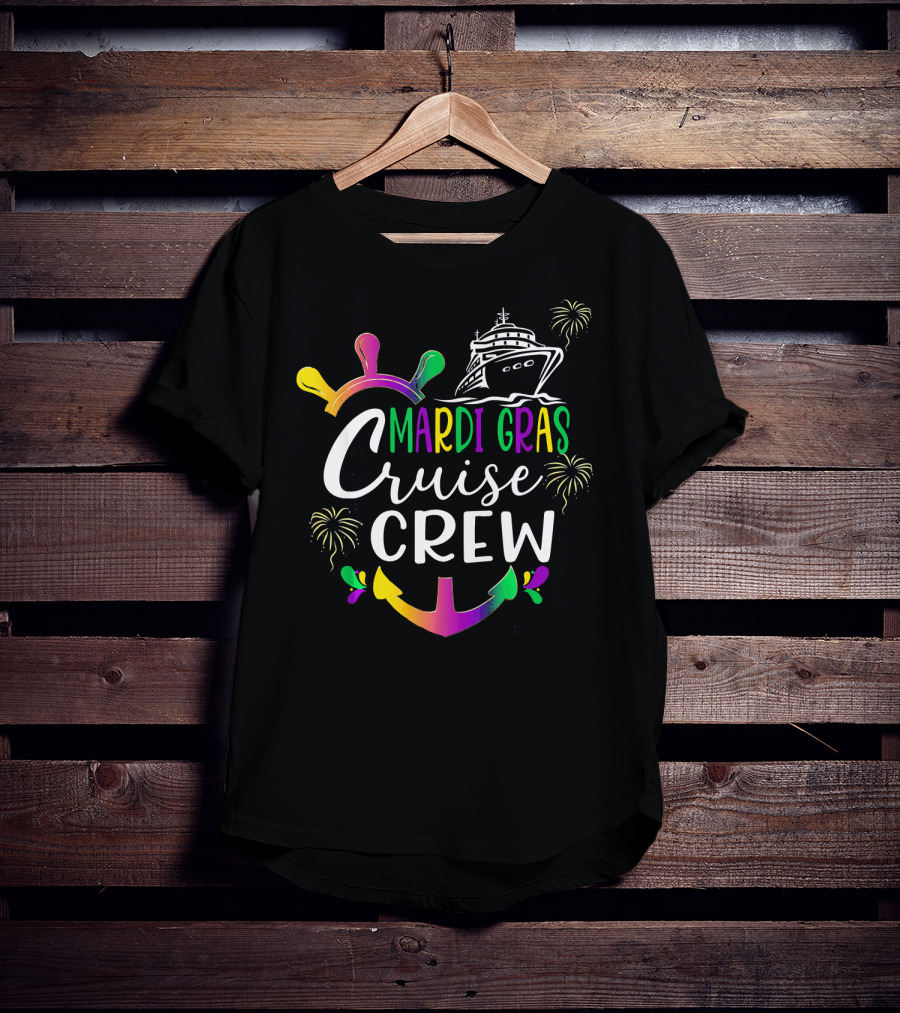 Mardi Gras Cruise Crew Outfit Matching Carnival T-Shirt