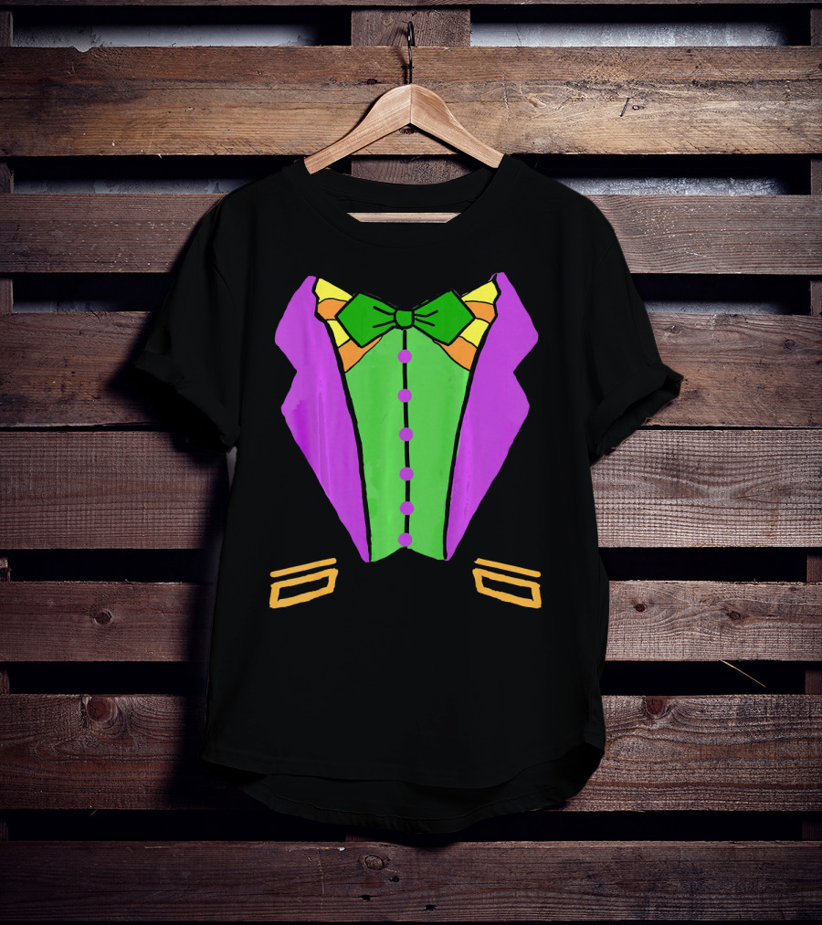 Mardi Gras Tuxedo Funny Party T-Shirt