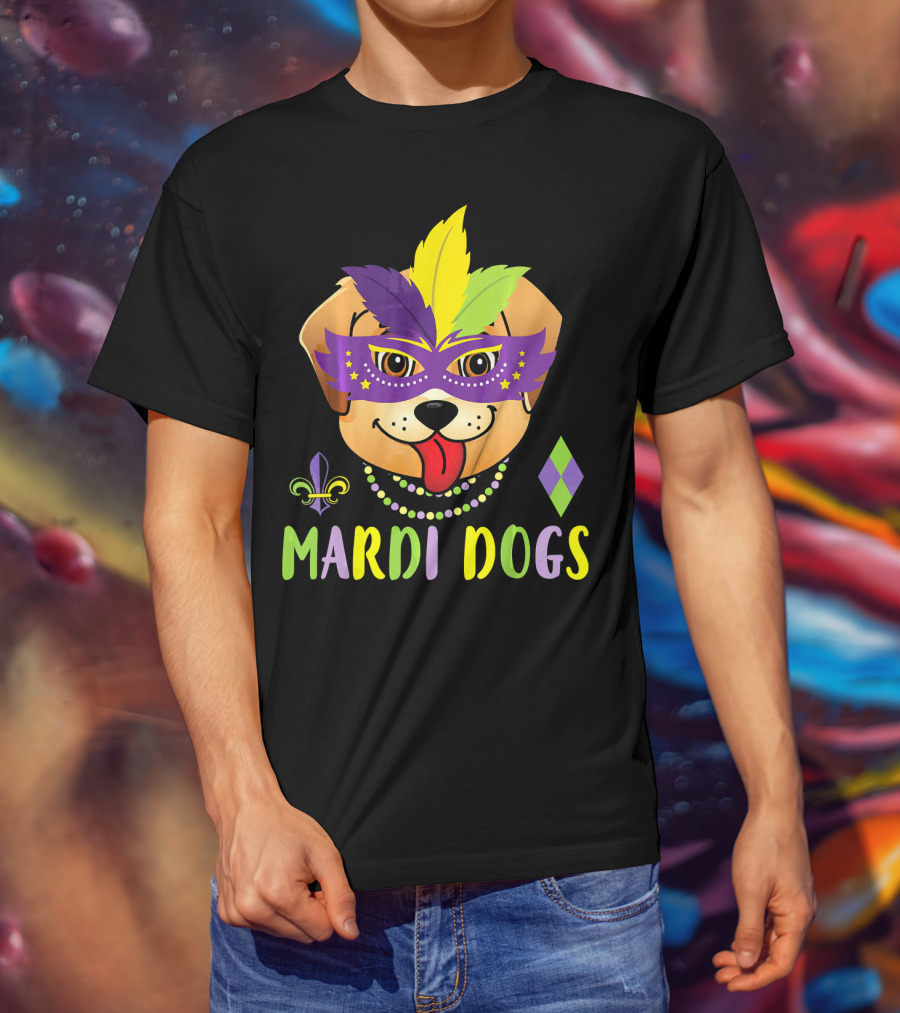 Mardi Dogs Labrador Retriever Gras Costume Dance Be T-Shirt