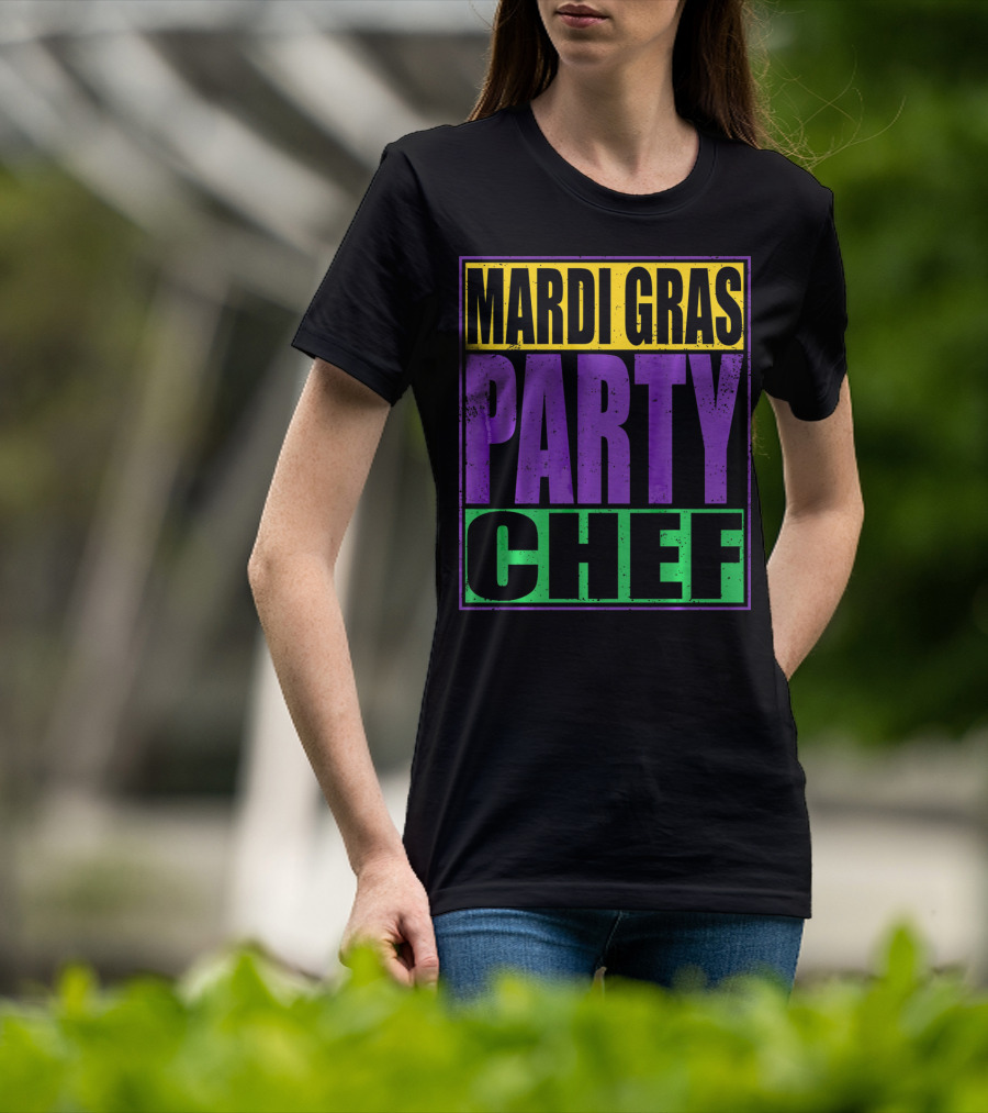 Mardi Gras Party Chef New Orleans T-Shirt