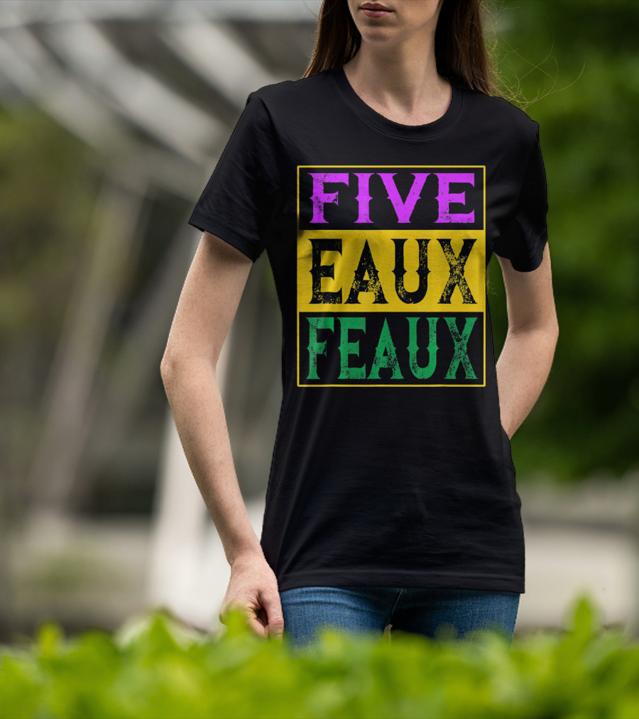 FIVE EAUX FEAUX 504 Straight Outta Five Eaux Feau T-Shirt