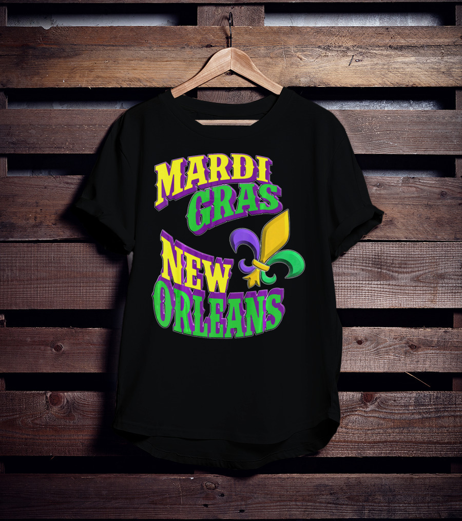Mardi Gras New Orleans Fleur De Lis T-Shirt