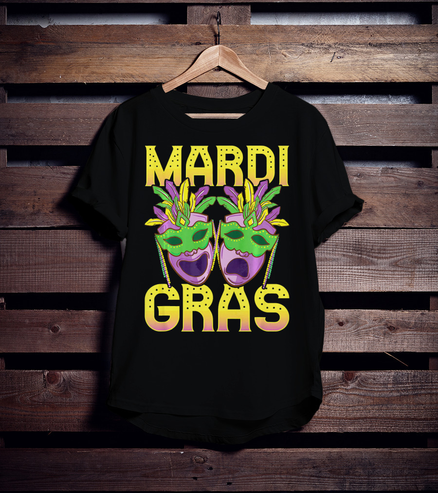 Mardi Gras Masks Party New Orleans T-Shirt
