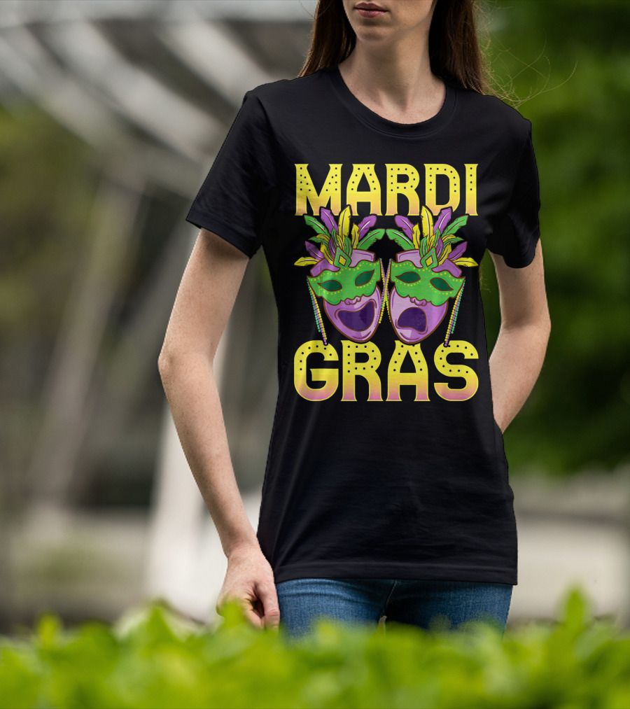 Mardi Gras Masks Party New Orleans T-Shirt