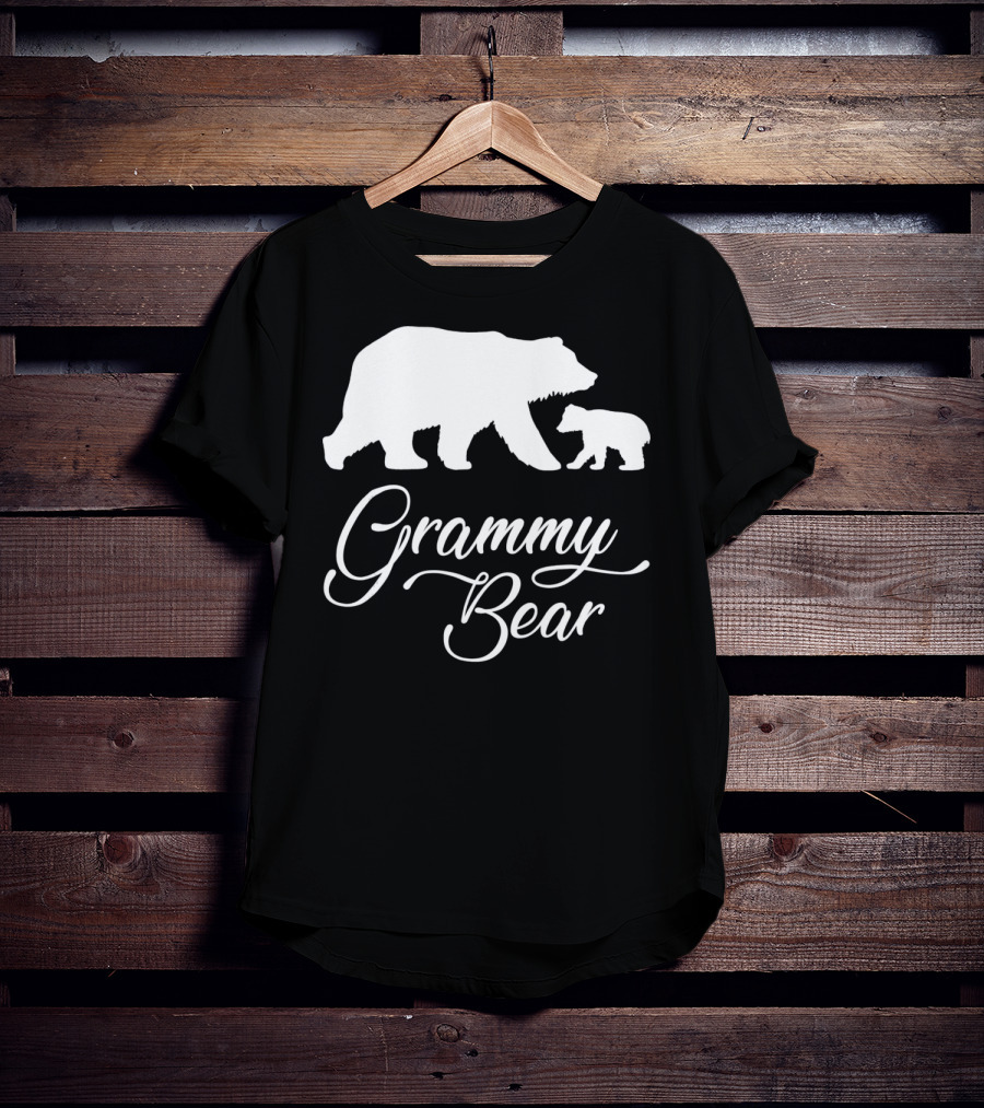 Grammy Bear Grandmother Cute Bear Cubs T-Shirt
