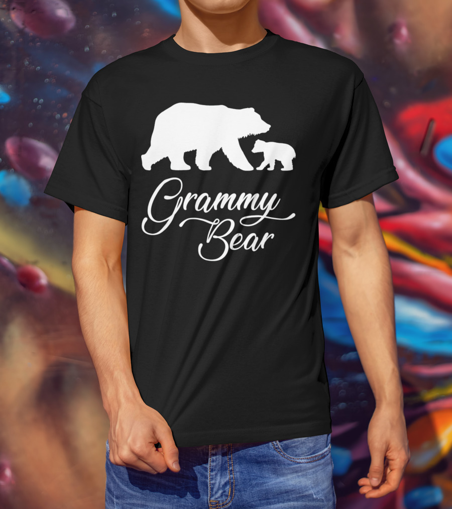Grammy Bear Grandmother Cute Bear Cubs T-Shirt