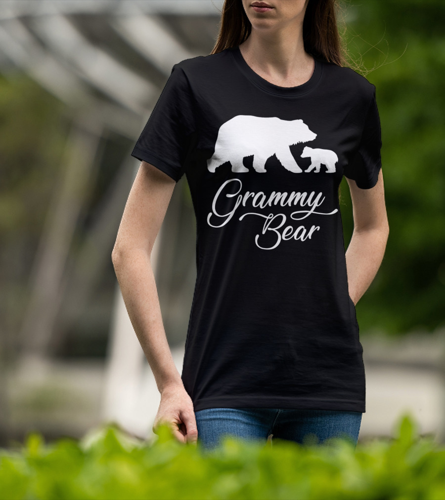 Grammy Bear Grandmother Cute Bear Cubs T-Shirt