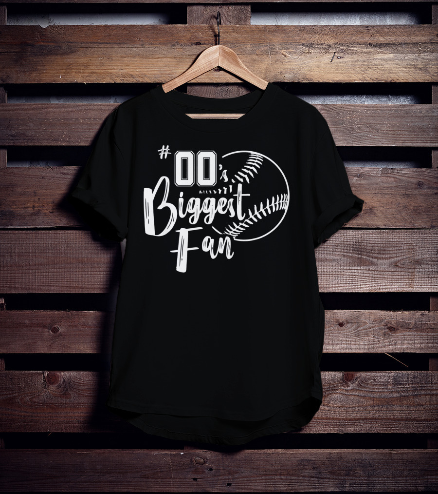 00's Biggest Fan Softball T-Shirt