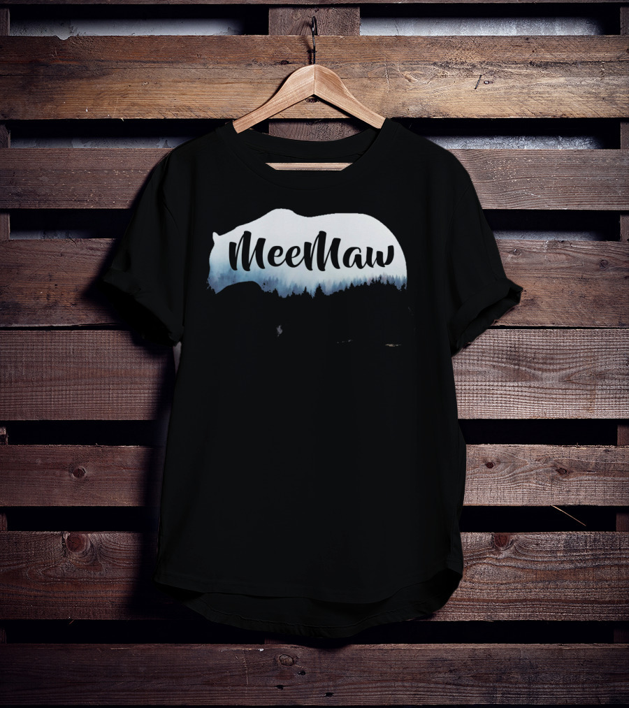 Meemaw Bear Forest T-Shirt
