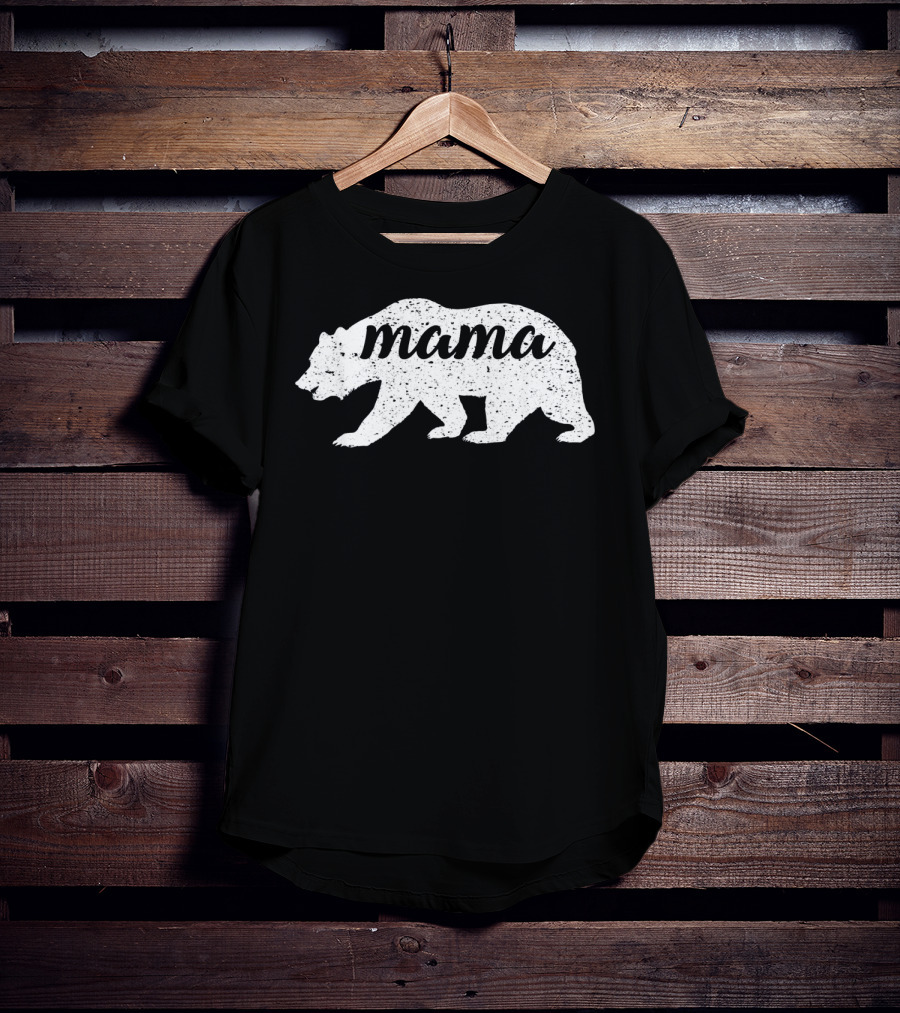 Mama Bear Vintage Retro T-Shirt