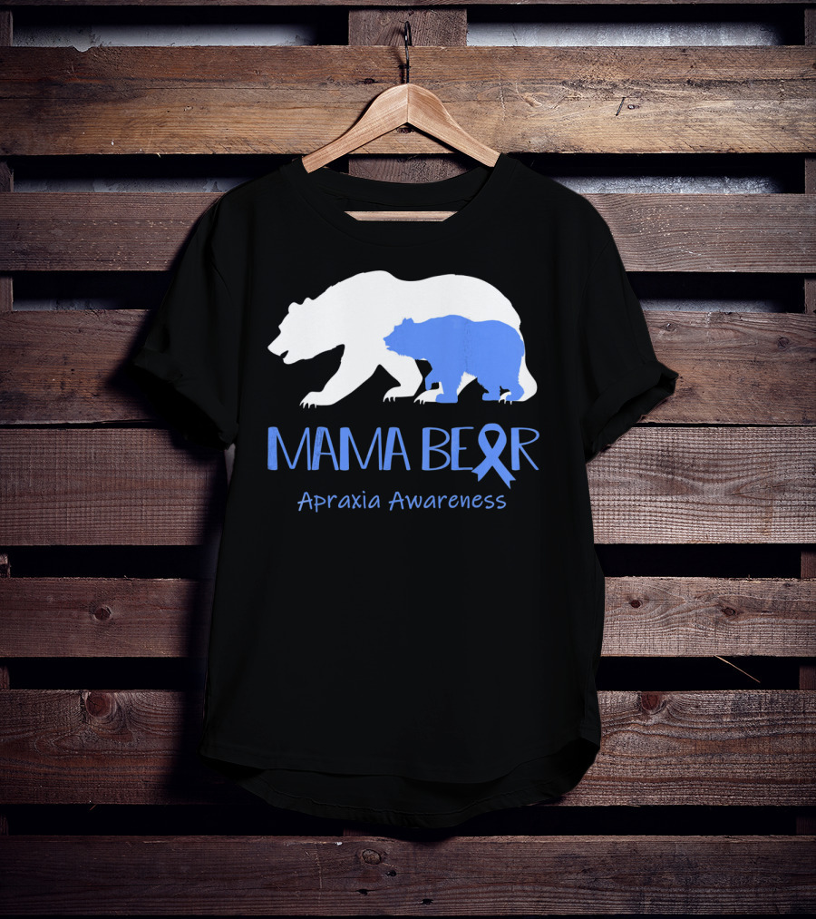 MAMA BEAR Apraxia Awareness T-Shirt