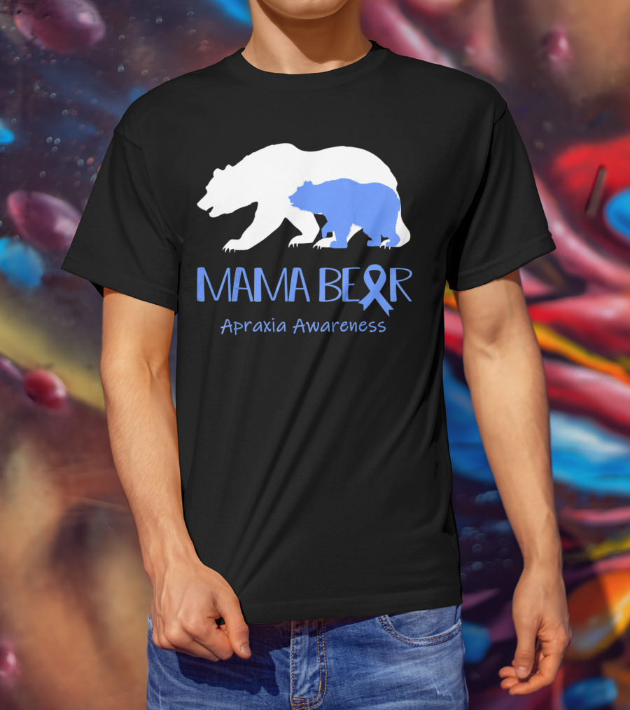 MAMA BEAR Apraxia Awareness T-Shirt