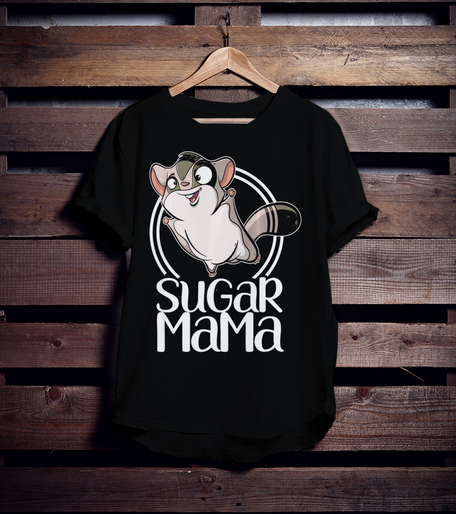 Sugar Mama Adorable Sugar Glider Character T-Shirt