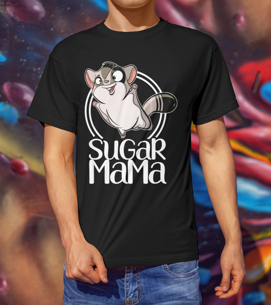 Sugar Mama Adorable Sugar Glider Character T-Shirt