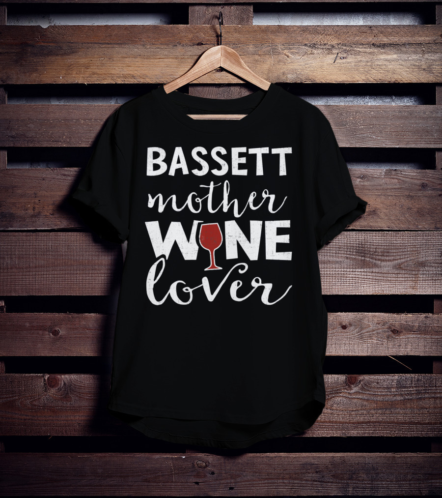 BASSETT Mother Wine Lover T-Shirt