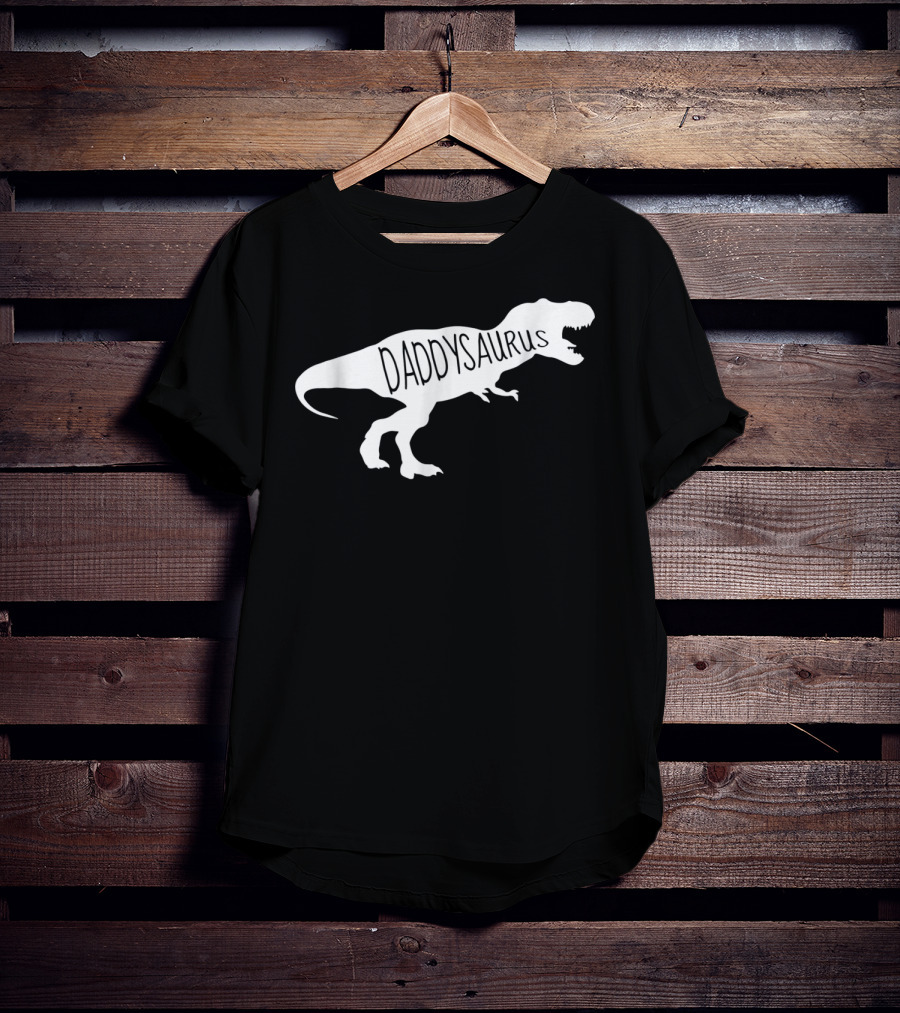 Daddysaurus Mens Baby Announcement T-Shirt