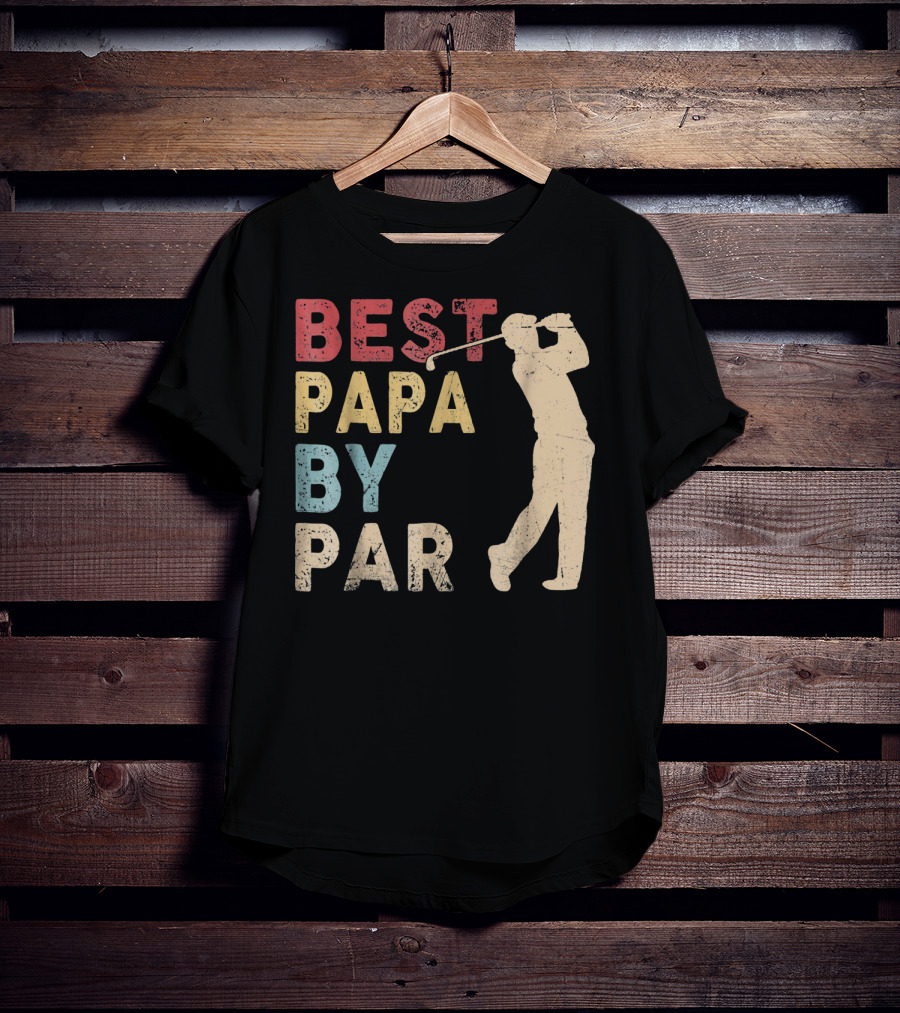 Best Papa By Par Golf T-Shirt