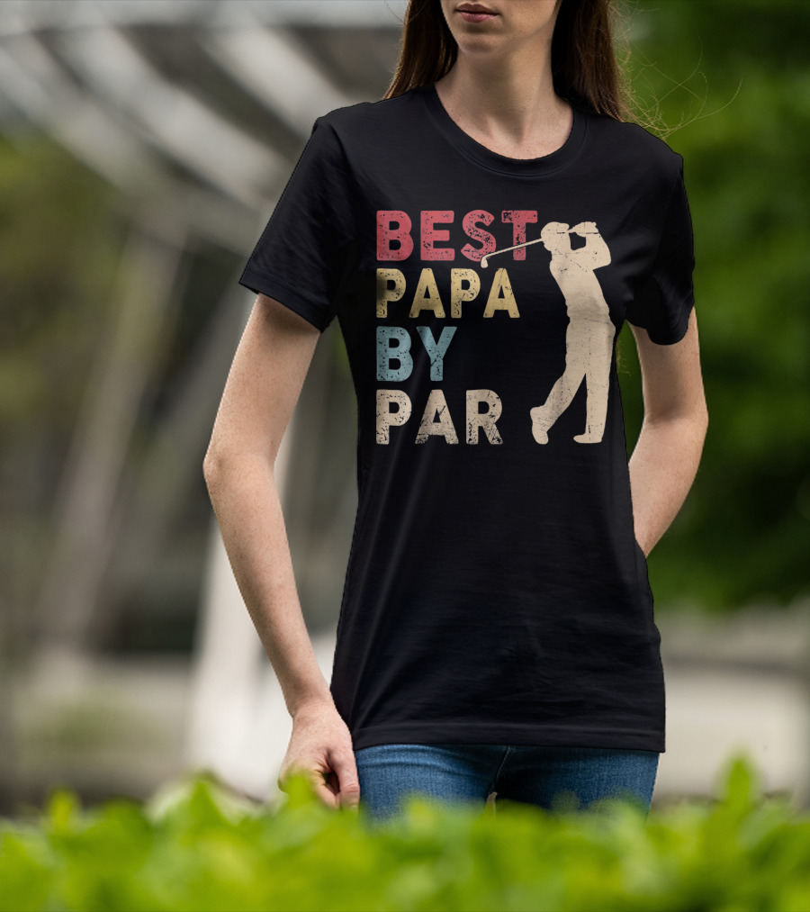 Best Papa By Par Golf T-Shirt