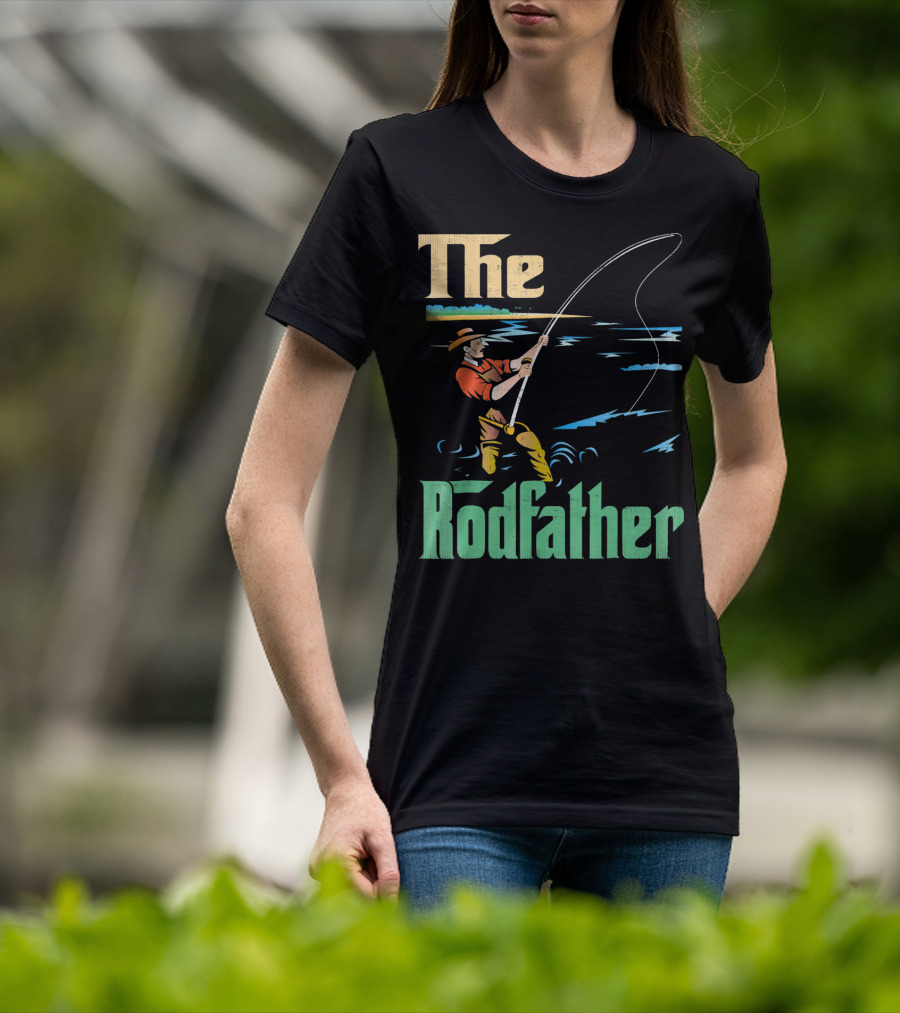 The Rodfather Fishing Fisherman T-Shirt