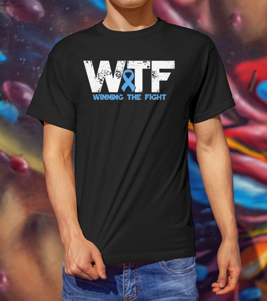 Winning The Fight WTF Addison's Disease Awareness T-Shirt