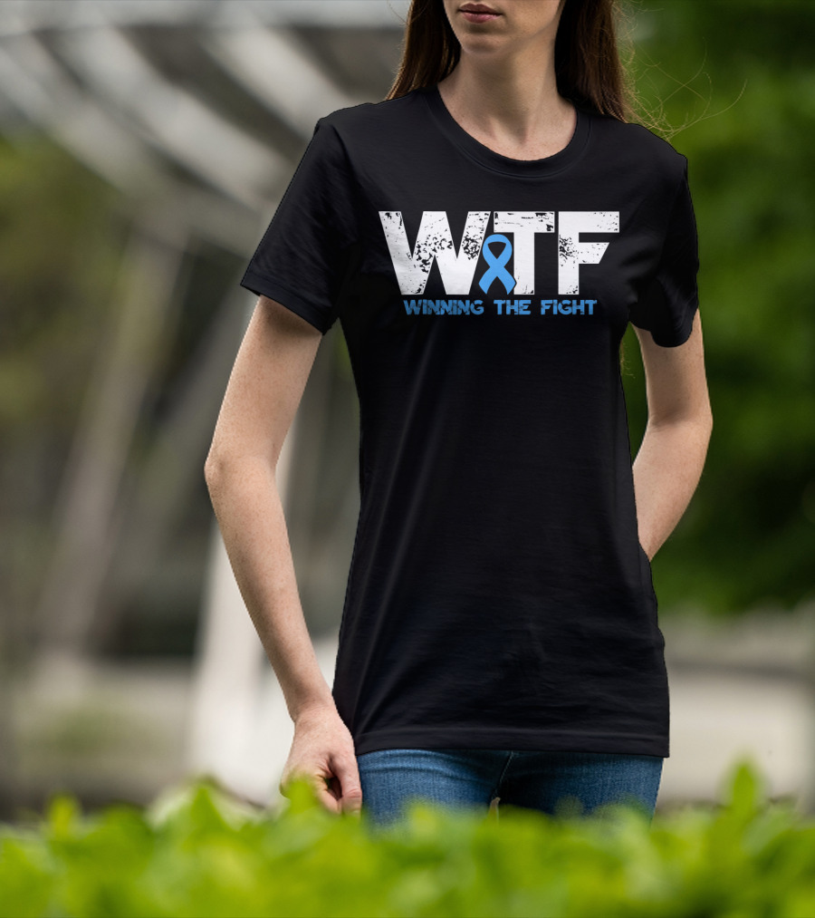 Winning The Fight WTF Addison's Disease Awareness T-Shirt