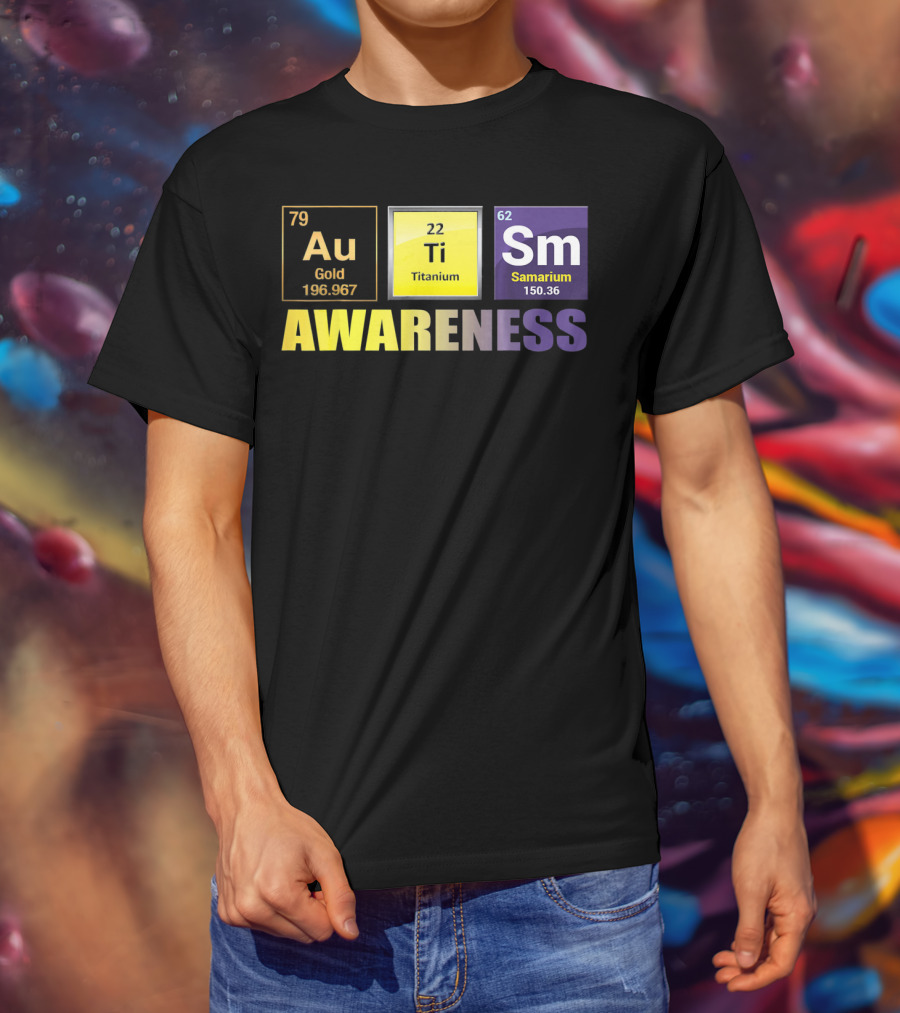 Au Ti Sm Awareness Elements T-Shirt