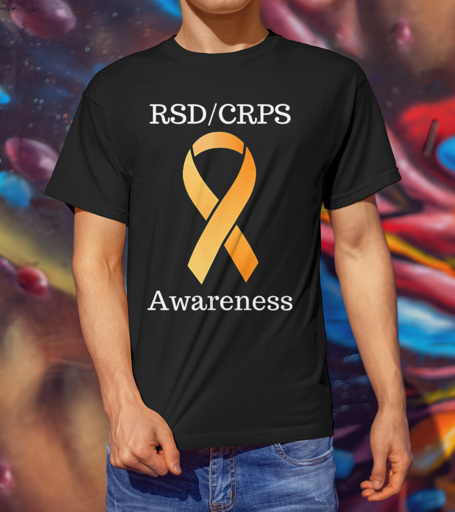 RSD CRPS Awareness Orange Ribbon Complex Regional Pain Syndrome T-Shirt