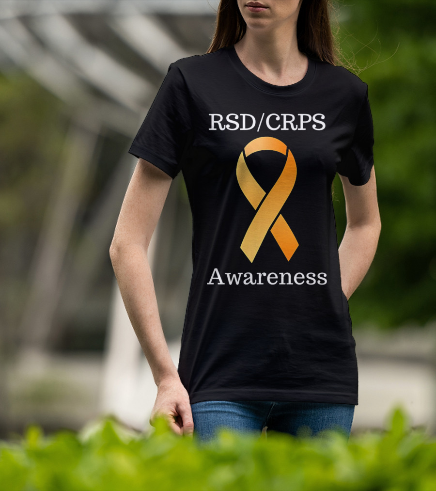 RSD CRPS Awareness Orange Ribbon Complex Regional Pain Syndrome T-Shirt