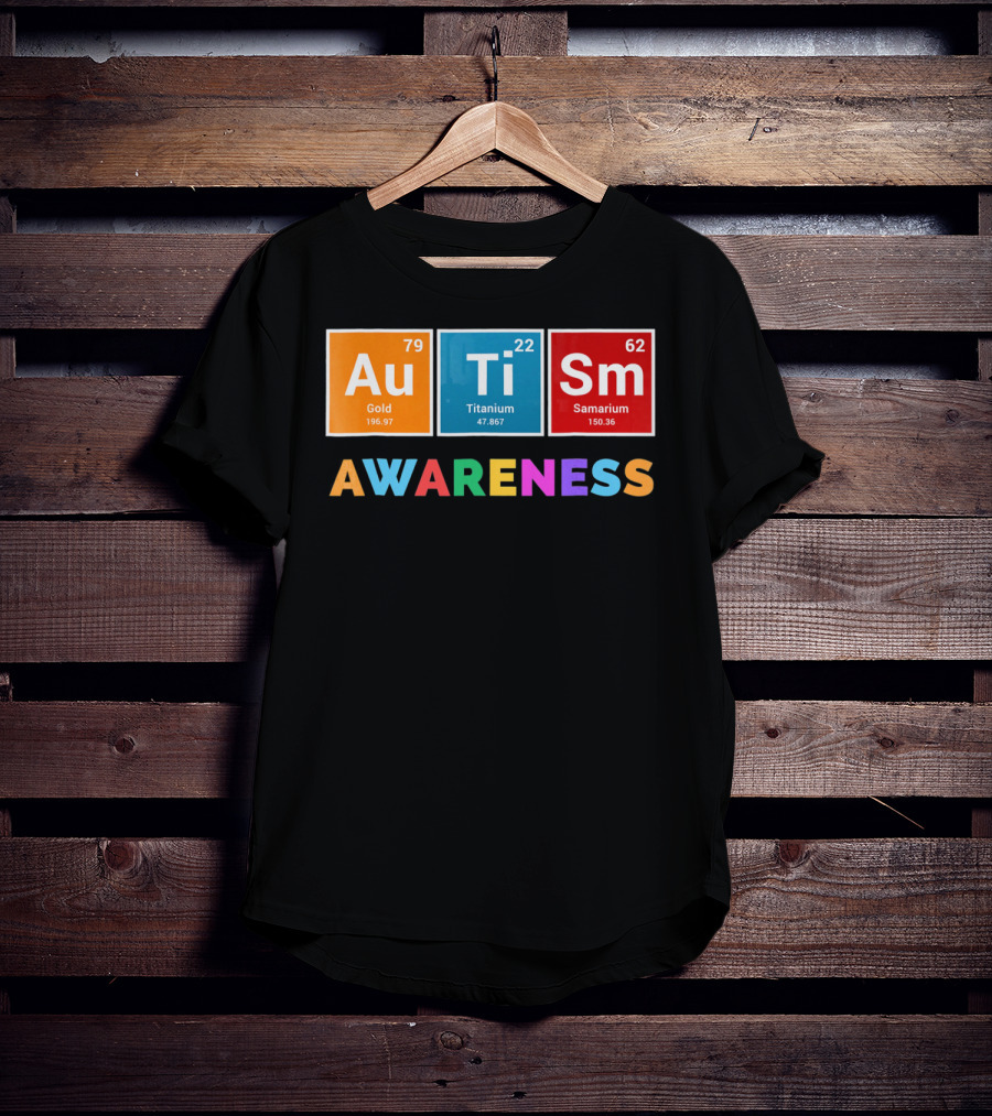 Au Ti Sm Awareness Gold Titanium Samarium T-Shirt