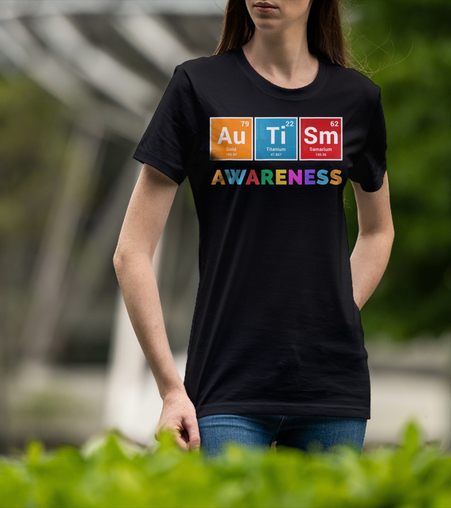 Au Ti Sm Awareness Gold Titanium Samarium T-Shirt