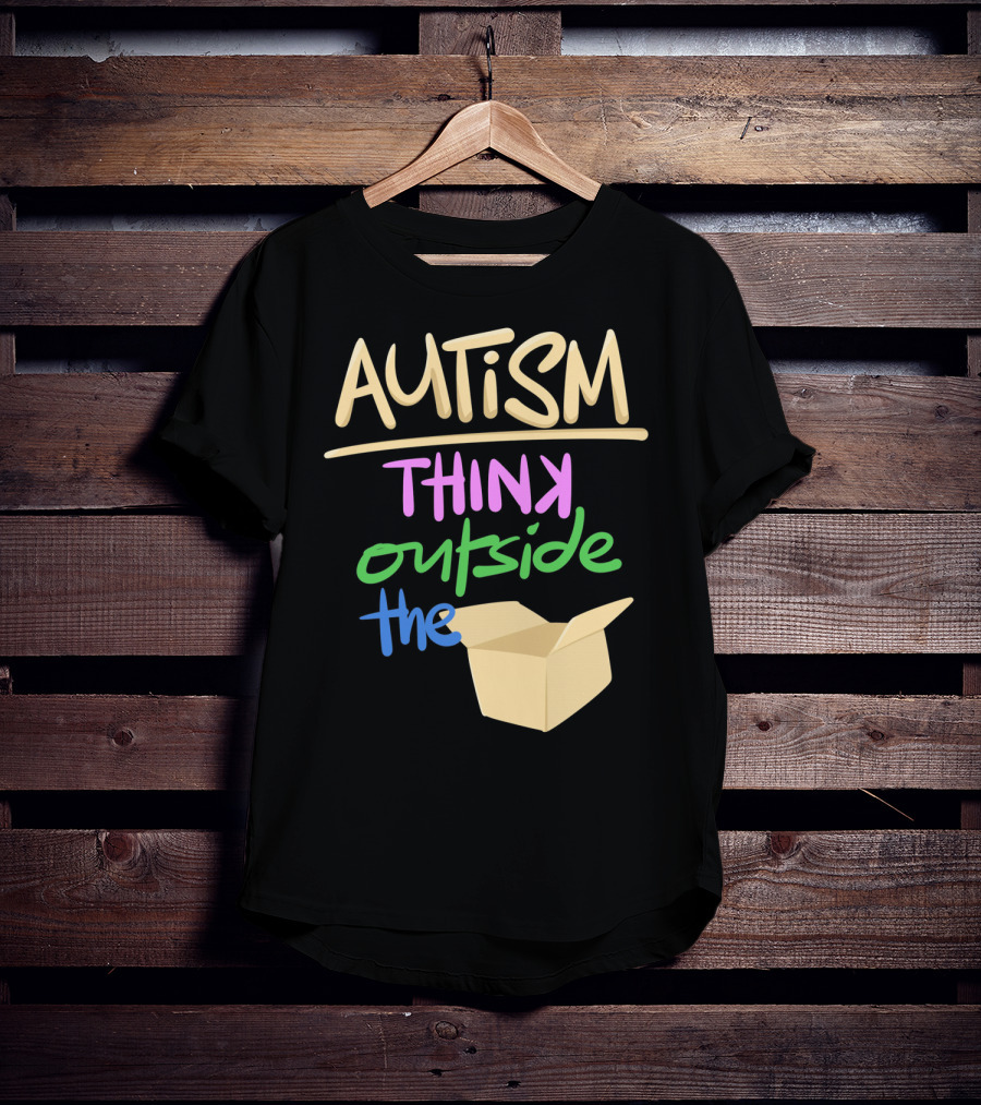 Autism Awareness Think Outside The Box T-Shirt