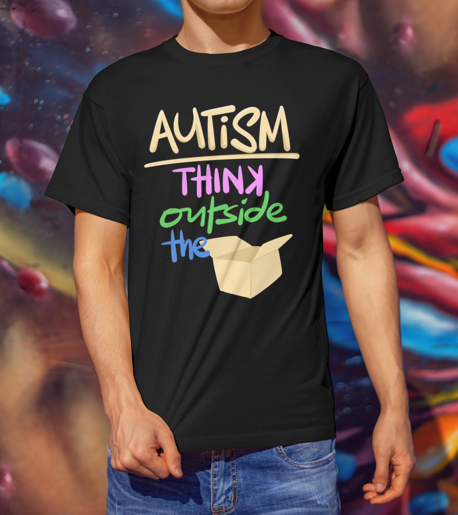 Autism Awareness Think Outside The Box T-Shirt