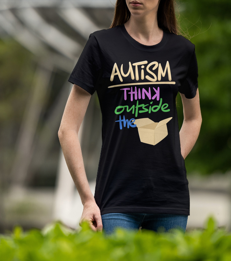 Autism Awareness Think Outside The Box T-Shirt