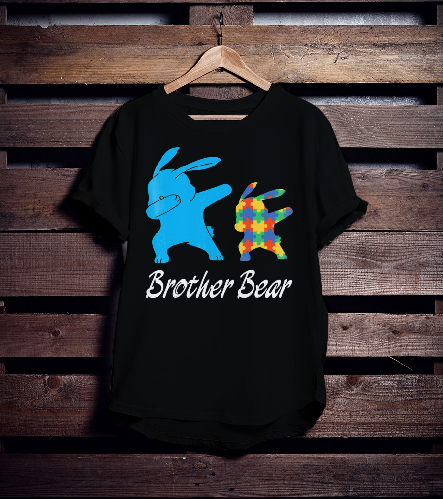 Brother Bear Cute Bunny Puzzle T-Shirt