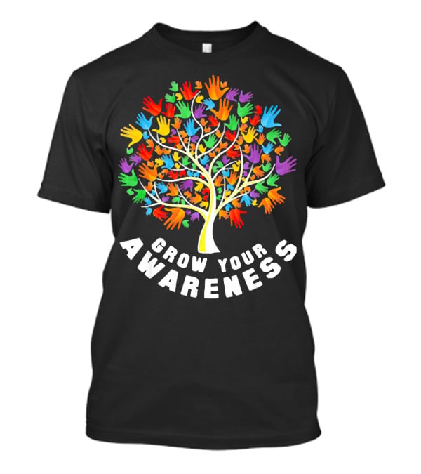 Grow Your Awareness Autism Awareness Charity T-Shirt