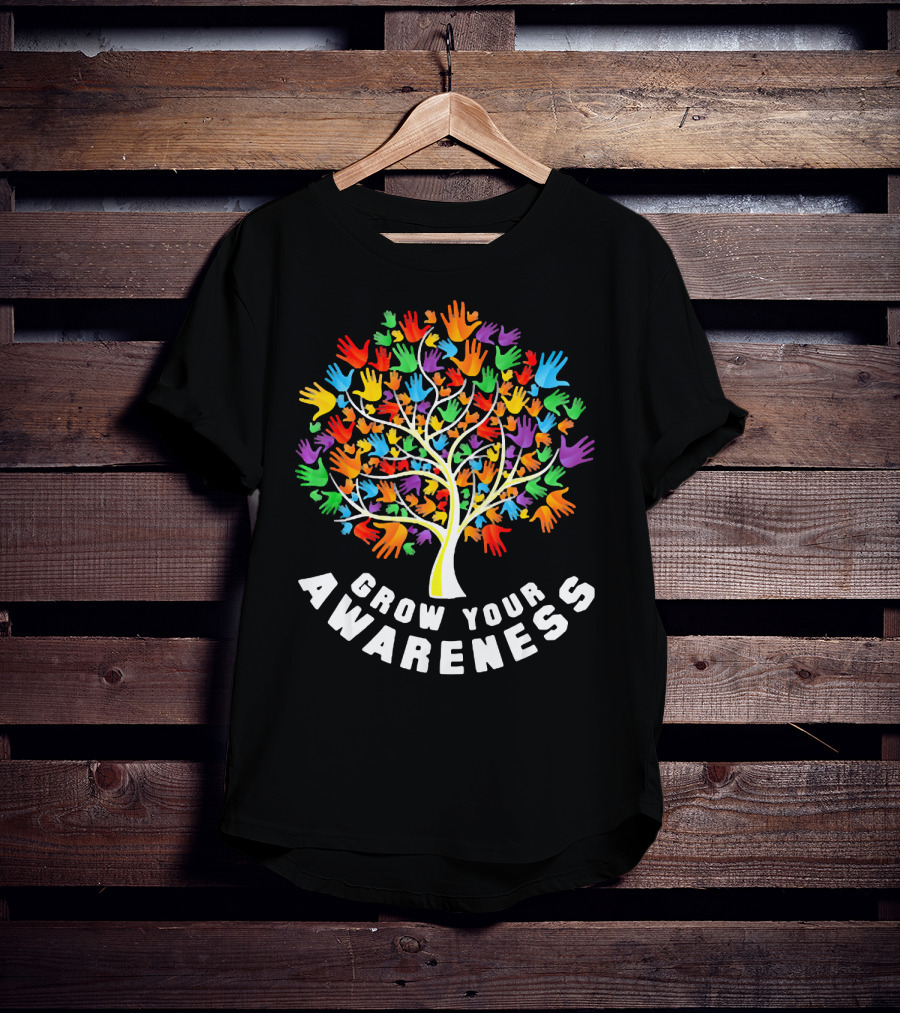 Grow Your Awareness Autism Awareness Charity T-Shirt