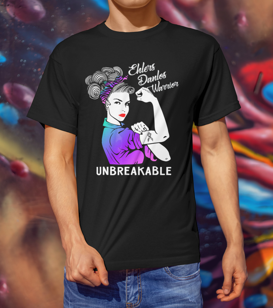 Ehlers Danlos Syndrome Warrior Unbreakable T-Shirt
