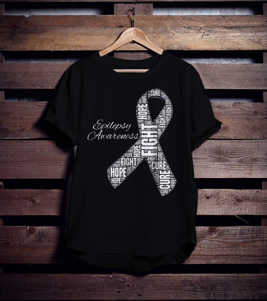 Epilepsy Awareness Hope Fight Cure T-Shirt