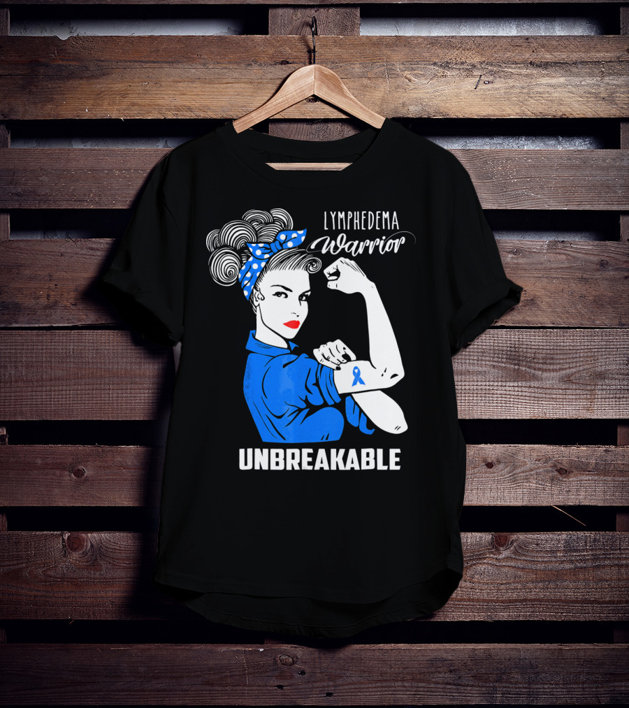 Lymphedema Awareness Warrior Unbreakable T-Shirt