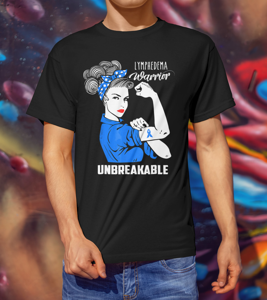 Lymphedema Awareness Warrior Unbreakable T-Shirt