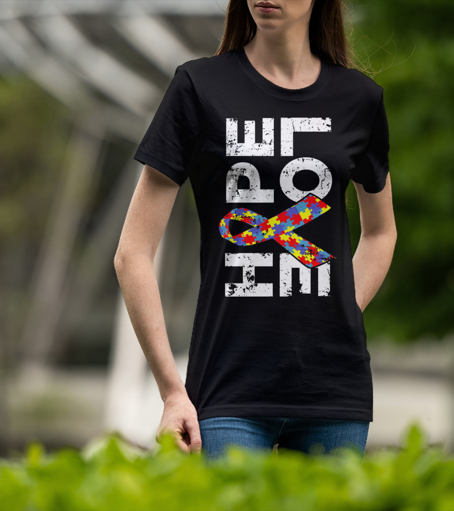 Autism Awareness Ribbon Puzzle Hope T-Shirt