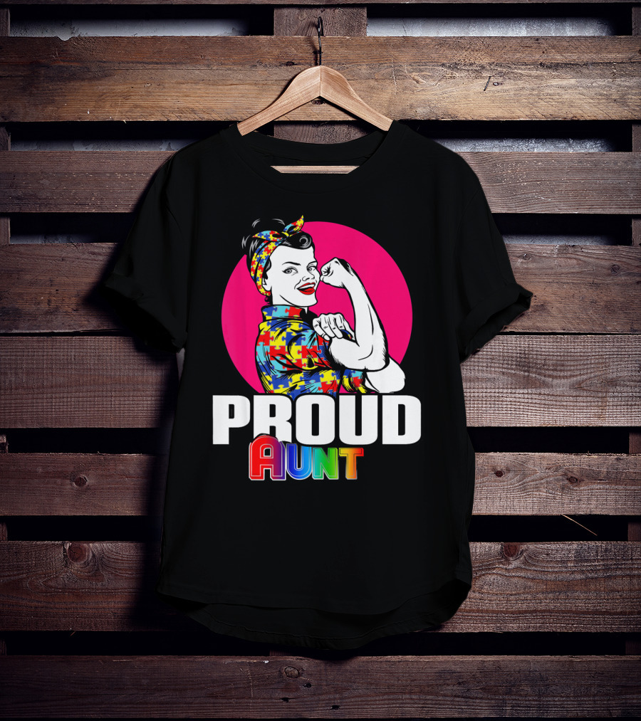 Autism Awareness Wear Unbreakable Proud Aunt T-Shirt