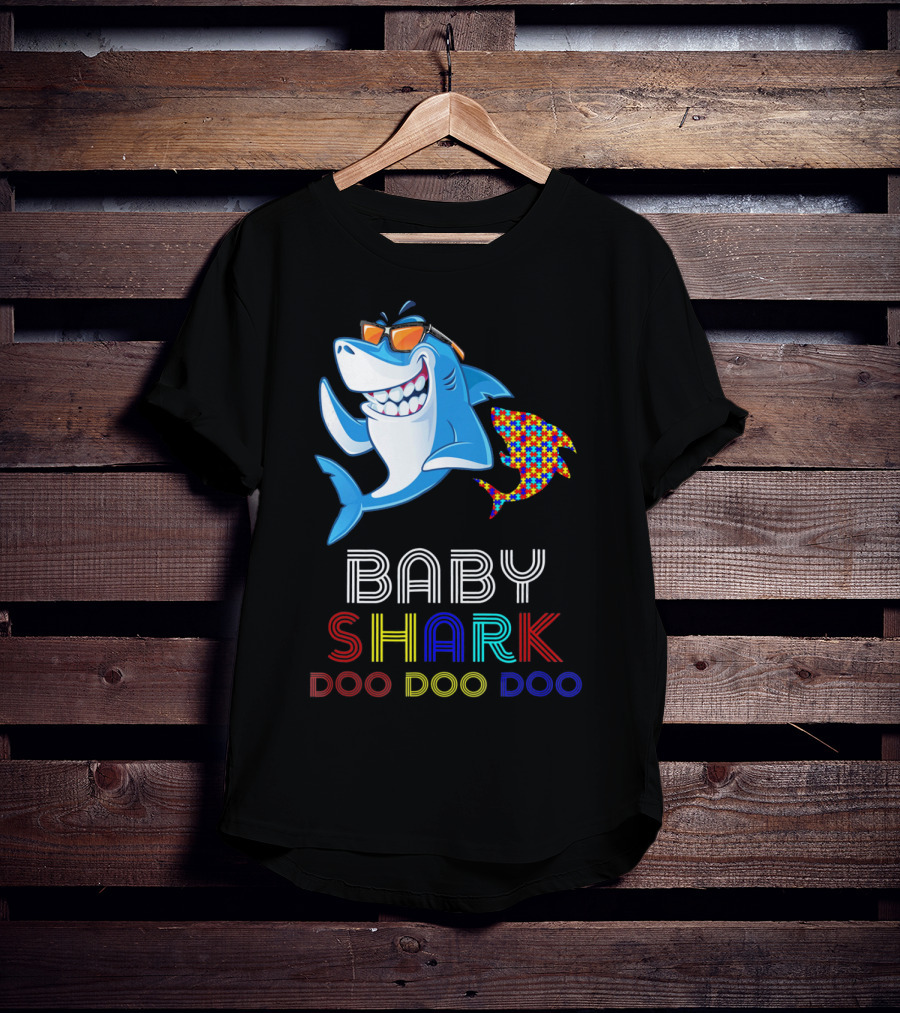 Baby Shark Doo Doo Doo Autism Awareness T-Shirt