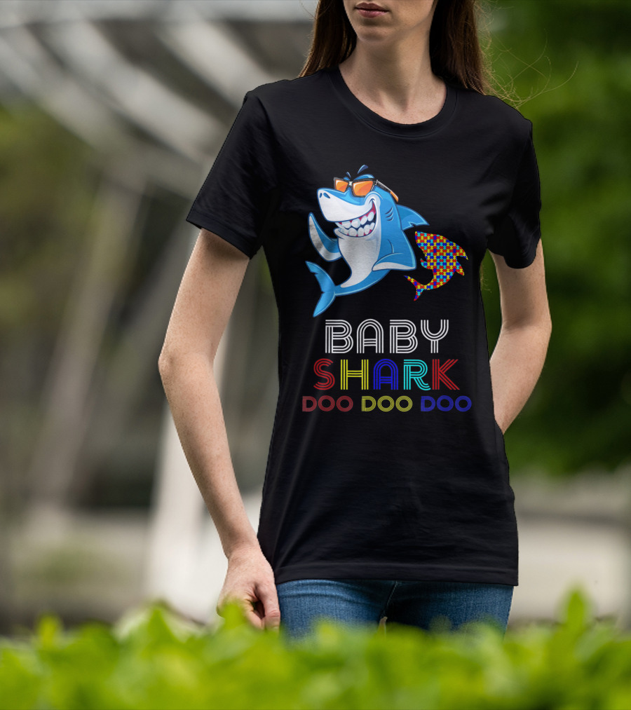 Baby Shark Doo Doo Doo Autism Awareness T-Shirt